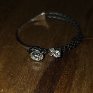 Elegant Black and Silver Bracelet